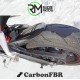 Extended hugger & chain guard Carbon Fibre Triumph Street Triple RS 2020 - Onwards